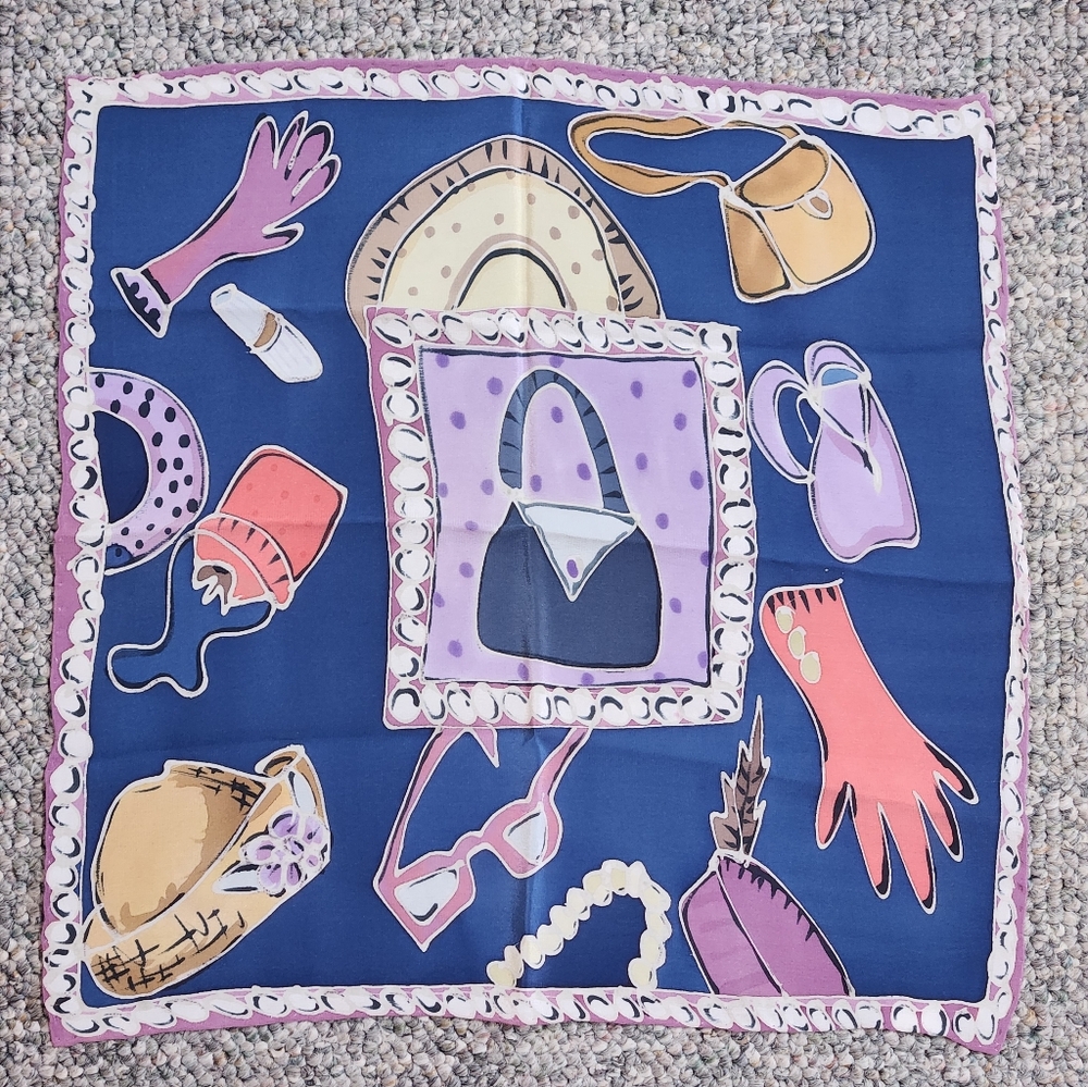 Anthropologie "Accessorize" Square Silk Neckerchief